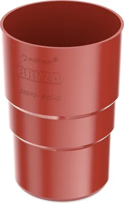 Obrázek produktu pro BRYZA Spojka svodu plastová Ø 90 mm, Červená RAL 3011