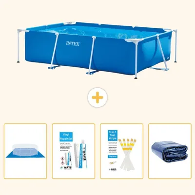 Immagine prodotto di Piscina fuori terra rettangolare - 260x160x65 cm - 5 pezzi - Modello S22345