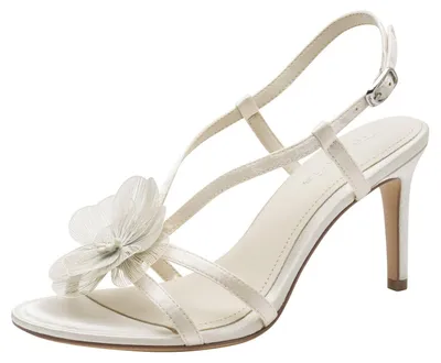Produktbild von Tamaris Damen Heeled Sandals Textil, weiß, 40 EU