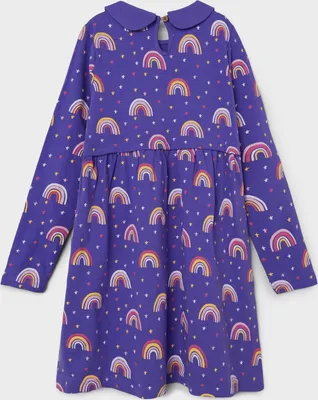 Zdjęcie produktu dla NAME IT Kids Print Sukienka dla dziewczynek Sukienka rekreacyjna Długi rękaw NKFODNIA Rozmiar: