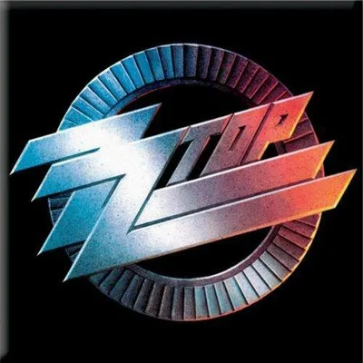 Obrázok produktu pre ZZ Top - Magnetka na chladničku, kruhový štýl RO7038 (jedna veľkosť) (čierna/sivá)
