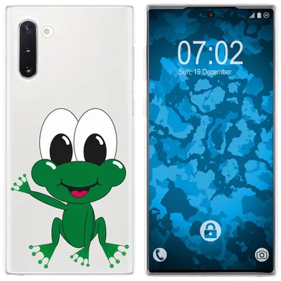 Produktbild von PhoneNatic Case kompatibel mit Samsung Galaxy Note 10 Silikon-Hülle Cutiemals M2