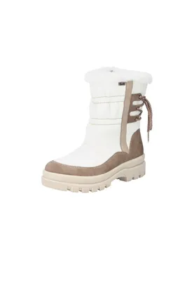Produktbild von Rieker Stiefel bequem warm gefüttert in weiss/weiss kombi, Gr. 38