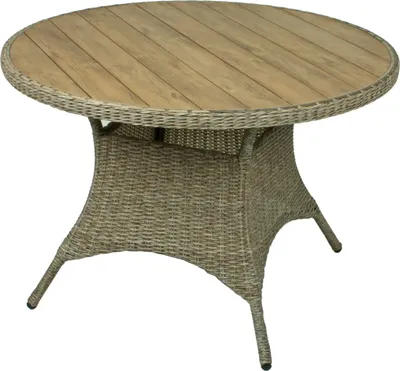 Produktbild von Tisch BASTIA, rund, Teak-Look