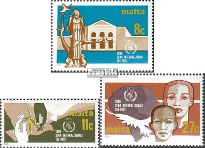 Produktbild von Briefmarken Malta 1986 Mi 743-745 (kompl.Ausg.) postfrisch Friedensjahr