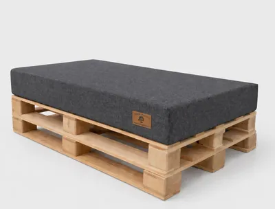 Produktbild von Palettenkissen Sitzkissen 120x80x15 cm – Palettenpolster mit abnehmbarem Bezug