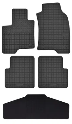 Immagine prodotto di Tappetini in gomma con tunnel neri per Fiat Panda III 2012- Set 5 pezzi