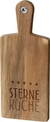Produktbild von Holzbrett - 34 x14 x1,5 cm - "Sterne Küche