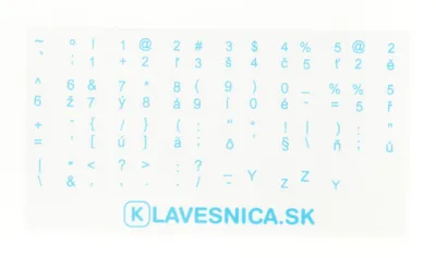 Obrázok produktu pre SK/CZ polepy na klávesnicu,