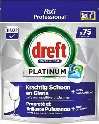 Produktbild von DREFT PLATINUM All in One Normal Spülmaschinenfest 75