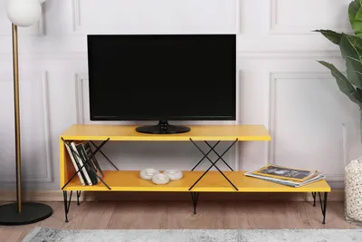 Obrázek produktu pro Skye Decor, Street - Yellow, TV skříňky, žlutá, 120 x 40 x 30 cm