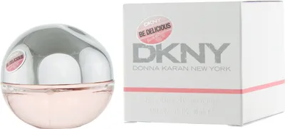 A perfume bottle and its box are displayed side-by-side against a white background.