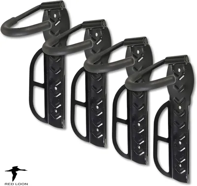 Productafbeelding van Fietsophanghaak muur - 4 stuks - Max. 25 kg per haak