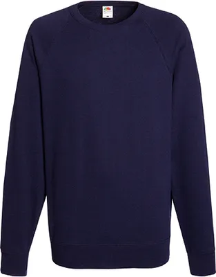 Produktbild von Fruit of the Loom - Lightweight Raglan Sweat - Deep Navy - S