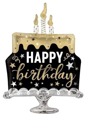 Image de Ballon en aluminium « Happy Birthday Surprise » - Anagram