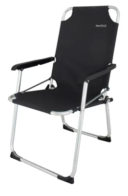 Produktbild von Eurotrail Moita, 120 kg, Campingstuhl, 2 Bein(e), 2 kg, Aluminium, Polyester, Schwarz
