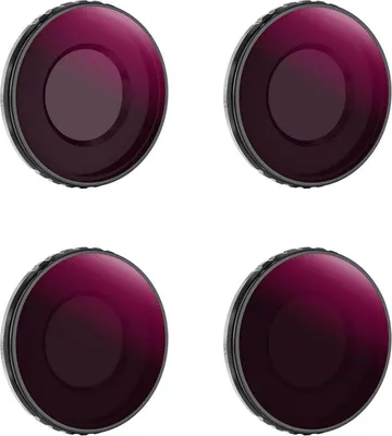 Obrázok produktu pre K&F Concept ND/PL filter 4er Pack DJI Osmo Action 4 ND8/PL ND16/PL ND32/PL ND64/PL