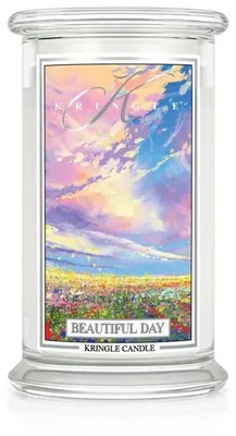 Obrázok produktu pre Kringle Candle Beautiful Day vonná sviečka veľká 2-knôtová (624 g)