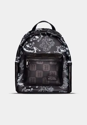 Imagen del producto de Mochila pequeña de Harry Potter con motivos de animales de las casas