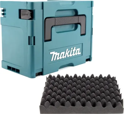 Produktbild von Makita MAKPAC 3 Systemkoffer - mit Universaleinlage für Makita 18 V Akku Geräte Schrauber Sägen Schleifer