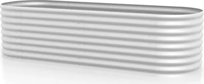 Produktbild von Vitavia Hochbeet "Vita BASIC M" aluminium blank 242 x 82 x 63 cm (L x B x H)