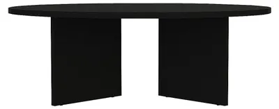 Produktbild von Runder Couchtisch - Schwarz TOPANIA