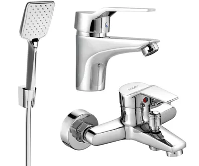 Zdjęcie produktu dla Mexen Caro R62 zestaw wannowy, chrom - 746603R62-00