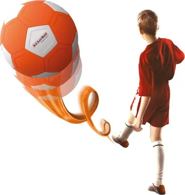 Produktbild von Originálna lopta KickerBall 2.0 od spoločnosti Swerve Ball, zosilnené švy, špeciálna lopta pre extrémne krivky, ľahká ako pierko, aerodynamická, triková lopta s rotáciou, pre