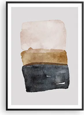 Produktbild von Gerahmtes Poster - Schwarzer Rahmen - Abstraktion die Farben Aquarell - 70x100 cm - Wand Bild - Wanddeko - Wandbilder - Kunstposter - Wandposter - Bilderrahmen - Bilder - Kunstdruck - P2BPA70x100-4947