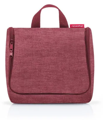 Produktbild von reisenthel Kulturbeutel Toiletbag Twist Maroon, wasserabweisend, mit Haken