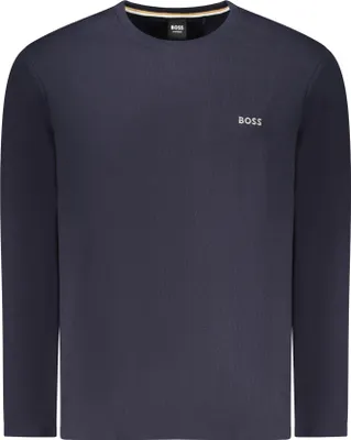 Produktbild von Herren Langarm Trikot mit Rundhals und Stickerei in Blau