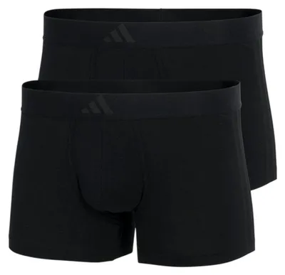 Produktbild von Adidas - Boxershorts für Herren, Baumwolle (2er-Pack) GT45333 (XL) (Schwarz)