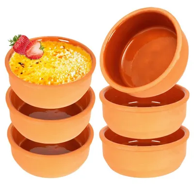 Produktbild von Excellent Houseware | Tapas-Schälchen 6er Set - 200 ml - Ø 12 cm - Auflaufform - Steingut