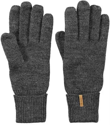 Produktbild von Barts Fine Knitted Gloves dark heather S