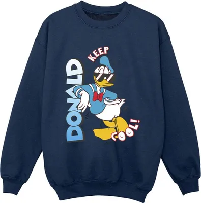 Image de Disney - "Donald Duck Cool" Sweatshirt für Jungen BI27457 (152-158) (Marineblau)