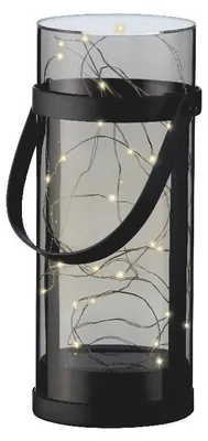 Productafbeelding van LED-zonnelamp, acrylmateriaal, 25 cm, rookgrijs