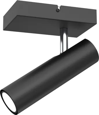 Obrázek produktu pro Pohyblivé nástěnné a stropní svítidlo černé 1xGU10 8W Axion Luminex