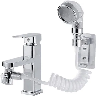 Imagen del producto de Cabezal de ducha con burbujas y tres tipos de chorro de agua, ideal para la cocina y el baño