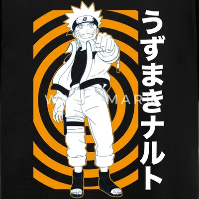 Produktbild von Spreadshirt Naruto Cooles Design Mit Naruto Teenager T-Shirt, 134/146 (9-11 Jahre), Schwarz