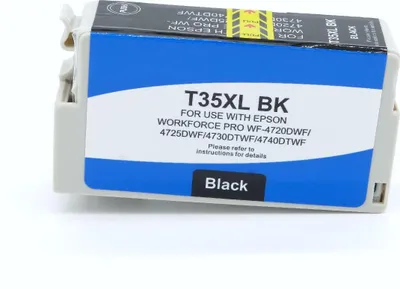 Produktbild von black Tinte/Tintenpatrone 4.2-C13T35914010-BULK kompatibel mit Epson C13T35914010 [ T3591 ]  Seiten: 2.600