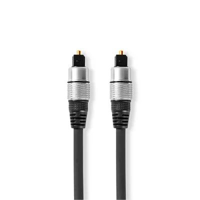 Produktbild von Nedis Optisches Audiokabel | Toslink Stecker | Toslink Stecker | 10.0 m | rund | PVC | Anthrazit | Box NE550704347