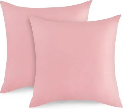 Produktbild von Famanu Kissenbezüge 80 x 80 cm rot - 100% Baumwolle, weich und atmungsaktiv