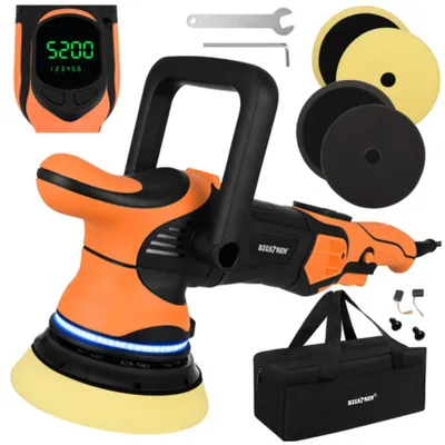 Produktbild von Bigstren 27663 Autopoliermaschine 1000 W, Hub 125 mm, LED-Anzeige