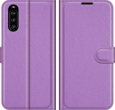 Produktbild von Mobigear Classic  Sony Xperia 10 III Hülle Klapphülle Geldbörse - Lila