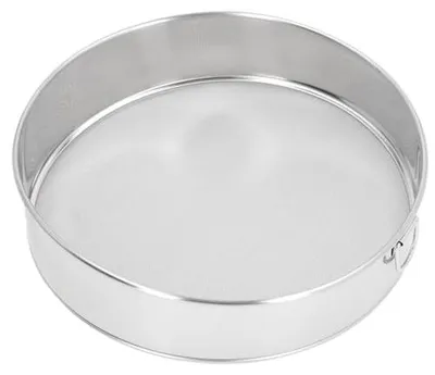 Runde Mehlsieb 80 Mesh, 304 Edelstahl, 20 cm