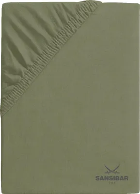 Produktbild von Topperbezug SANSIBAR Jersey BL 180x200 cm grün