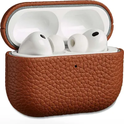 Produktbild von Accezz Echtes Leder Case AirPods Pro 3 - Cognac