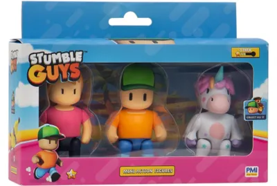 Produktbild von Stumble Guys - Minifiguren - Set Mit 3 Figuren Ver.a