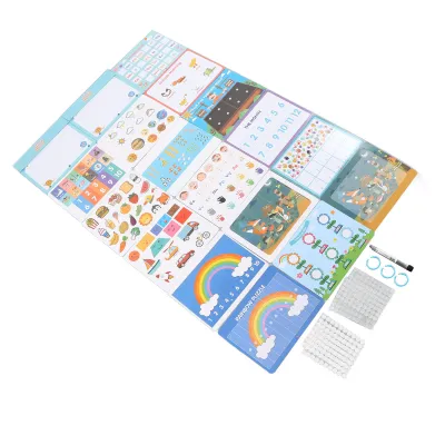 Imagen del producto de Juguetes tipo "libro silencioso" para niños, libro tipo carpeta para bebés, libro de actividades tipo carpeta, libro de actividades para bebés, libro interactivo tipo "libro silencioso", juguetes tipo "libro silencioso" en formato de carpeta