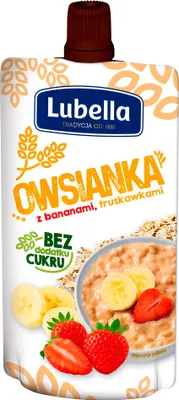 Produktbild von Lubella Haferflocken mit Bananen und Erdbeeren 100 G